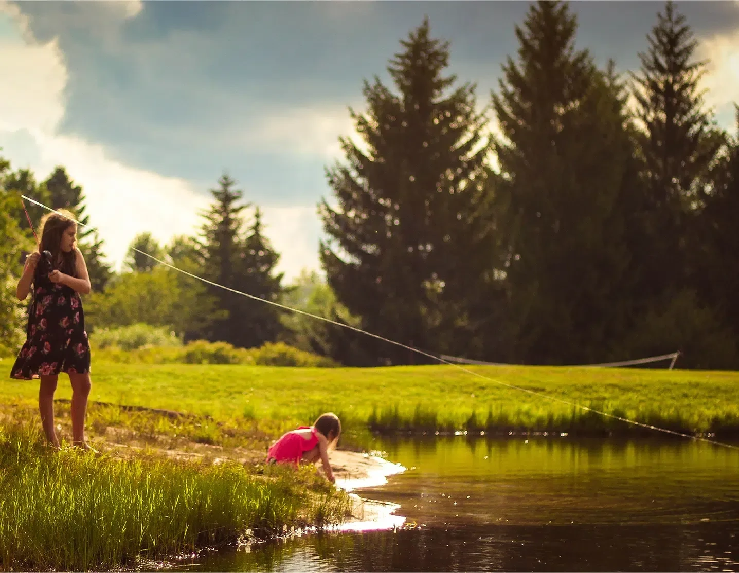 camping bord de lac