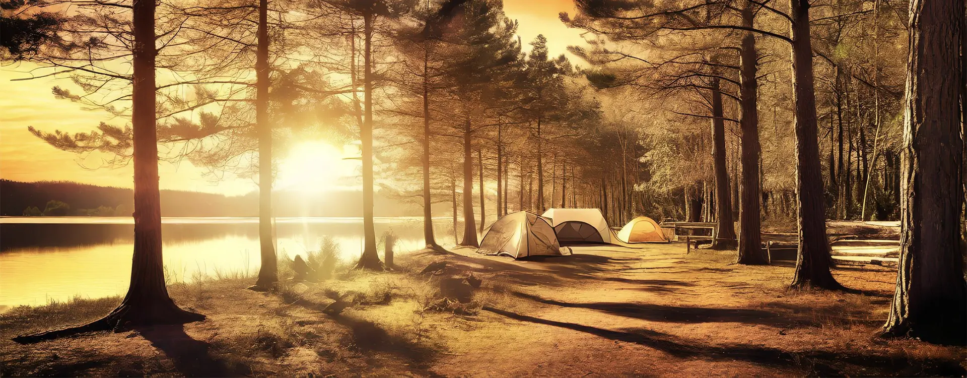location emplacement camping bel air village lac de cazaux